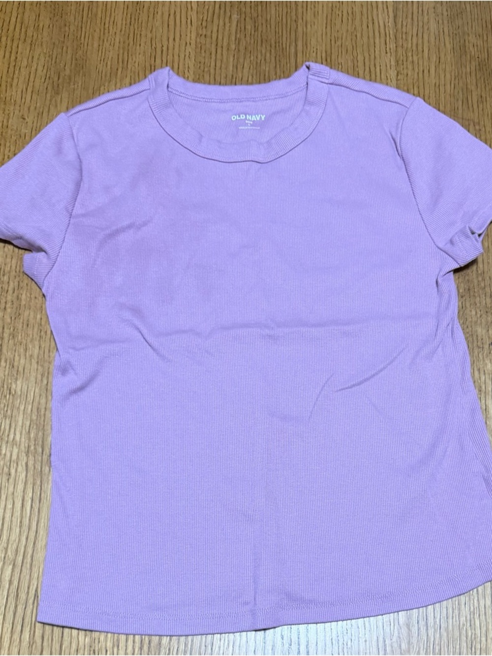 Old Navy Lavender Crew Neck Short Sleeve Tee